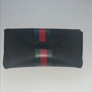Gucci Black glasses with Red and Green Stripe